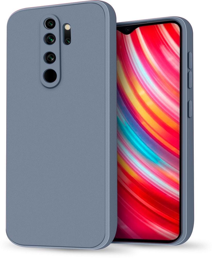 Силиконовый чехол HardCorner Xiaomi Redmi Note 8 Pro (с микрофиброй) Gray Blue (35423-6D)