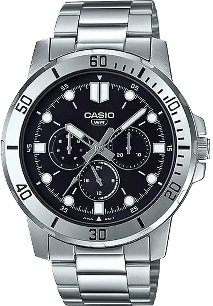 Наручные часы мужские Casio Timeless Collection MTP-VD300D-1E Серебряный (3151092500) Наручные часы мужские Casio Timeless Collection MTP-VD300D-1E Серебряный (3151092500)