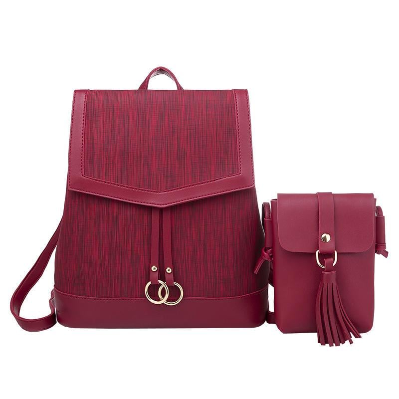 Набір сумка-рюкзак Amelie AV Червоний (8278)