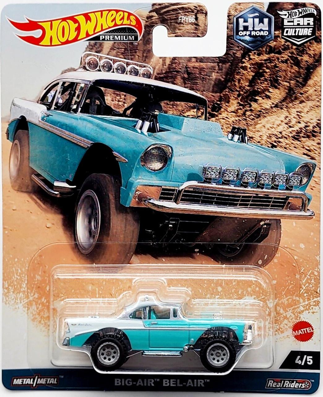 Игрушечная машинка Hot Wheels Premium Chevy Big-Air Bel-Air 2023 Off Road 4/5 Car Culture (HKC74)