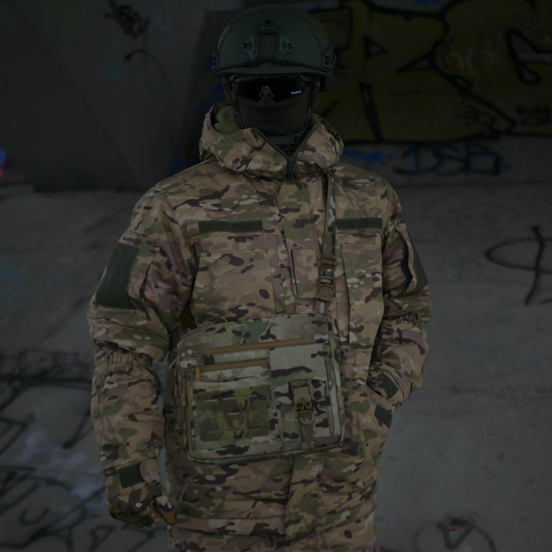 Сумка через плечо Tactic city Assistant bag Cordura XL Мультикам (28006308) - фото 6 Сумка через плечо Tactic city Assistant bag Cordura XL Мультикам (28006308) - фото 6