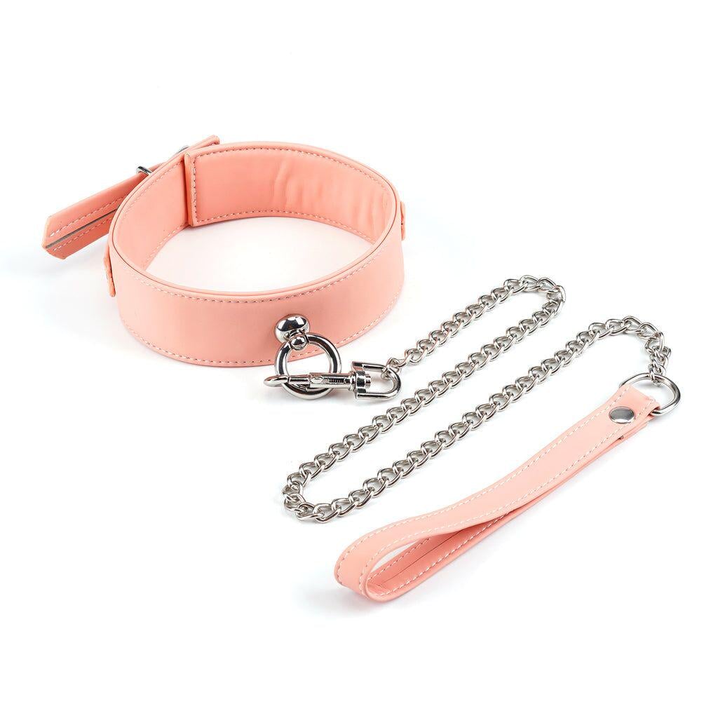 Ошейник с поводком Liebe Seele Collar with Leash CherryLove Dark Candy Pink (SX1659) Ошейник с поводком Liebe Seele Collar with Leash CherryLove Dark Candy Pink (SX1659)
