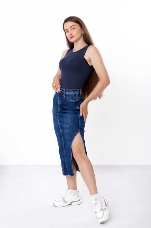 Спідниця жіноча Носи Своє р. 28 Синій (11755) - фото 4 Спідниця жіноча Носи Своє р. 28 Синій (11755) - фото 4