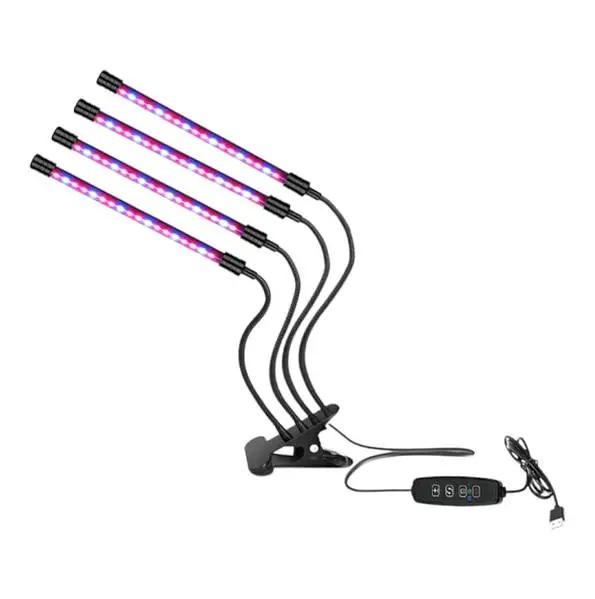 Фитолампа для растений и рассады на прищепке 4 LED Plant Grow Light (2770)