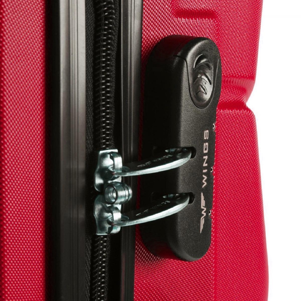 Валіза пластикова WINGS 147 мікро Червоний (Wp00396) - фото 4 Валіза пластикова WINGS 147 мікро Червоний (Wp00396) - фото 4