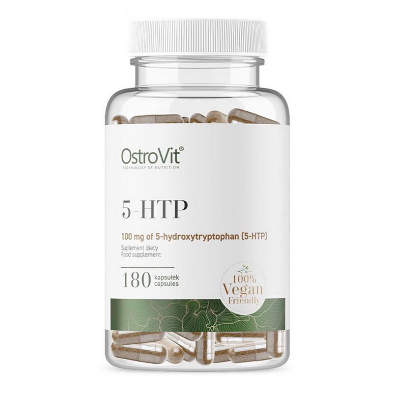 Добавка 5-гидрокситриптофан OstroVit 5-HTP Vege 180 капс. (18965-01)