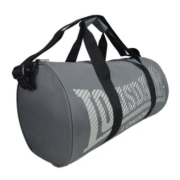 Спортивная сумка Lonsdale Barrel Bag Серый - фото 2