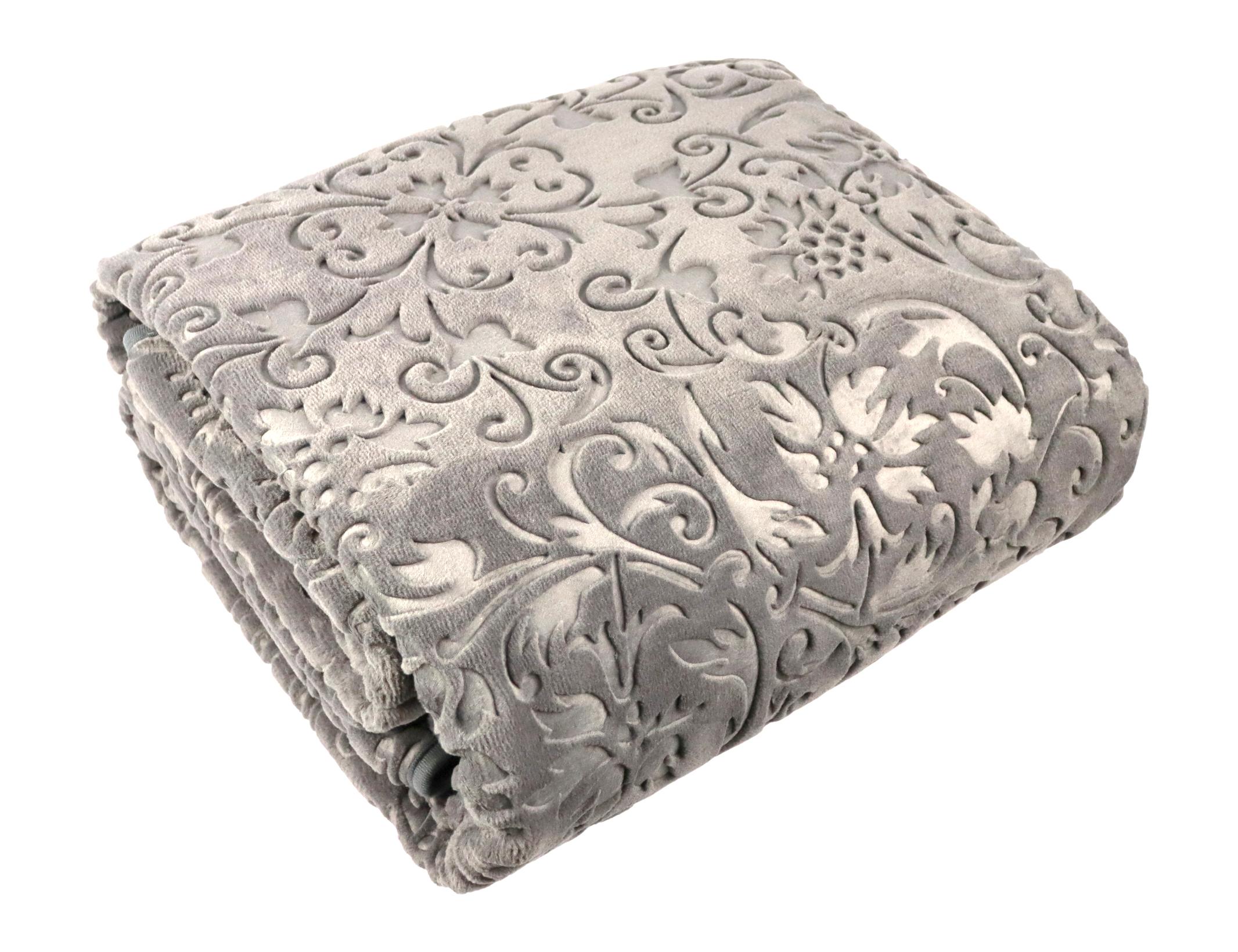 Покрывало-плед Hobby Embos Gri 220х240 см Серый - фото 3