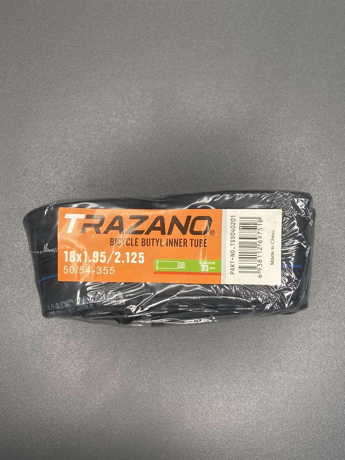 Камера велосипедная Trazano 118х1,95/2,125"