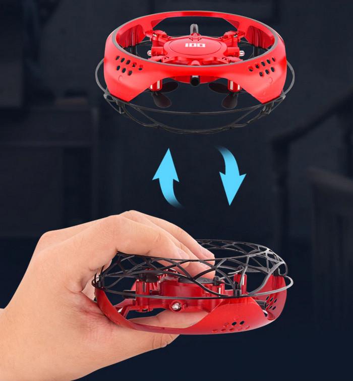 Дрон ручной с защитой от препятствий 11х11х6 см (VA-1140779396) - фото 6 Дрон ручной с защитой от препятствий 11х11х6 см (VA-1140779396) - фото 6