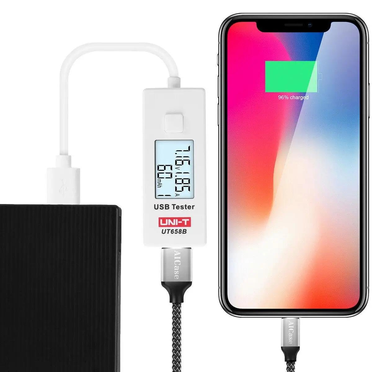 Тестер для телефона UNI-T UT658B USB Белый (3-9-86-012) - фото 3