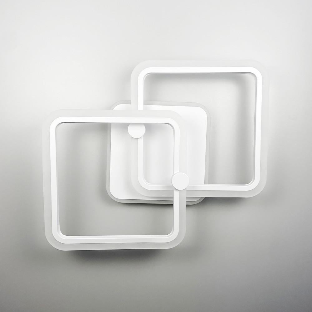 Люстра стельова мінімалістична LED Білий (A 2503/2 WT)