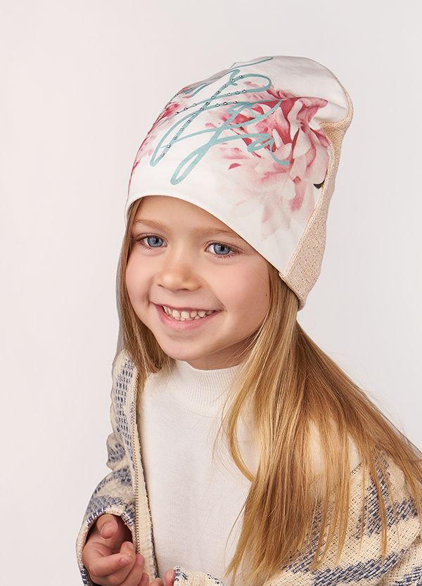 Демисезонная шапка Дембохаус р. 48 Золотой Шанель