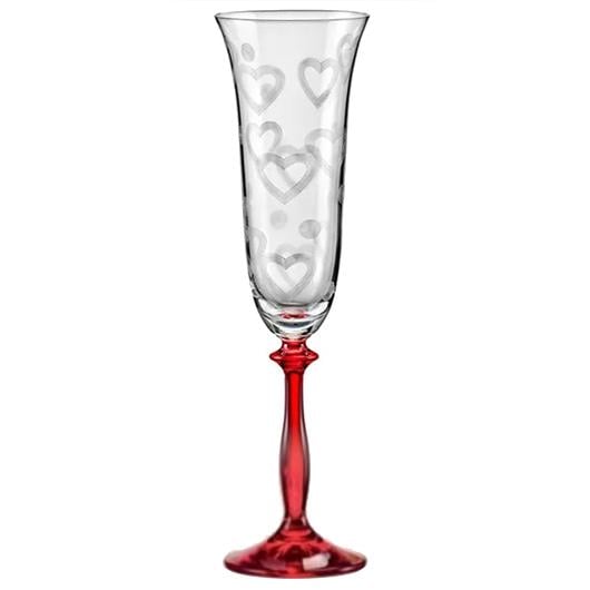 Набір бокалів для шампанського Bohemia Angela Sofia 190 мл 2 предмета (40600/Q8182/190)