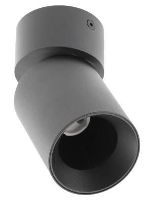 Светильник/корпус Fargo GTV 1xGU10 потолочный/регулируемый/круглый/одинарный Black (12294647)