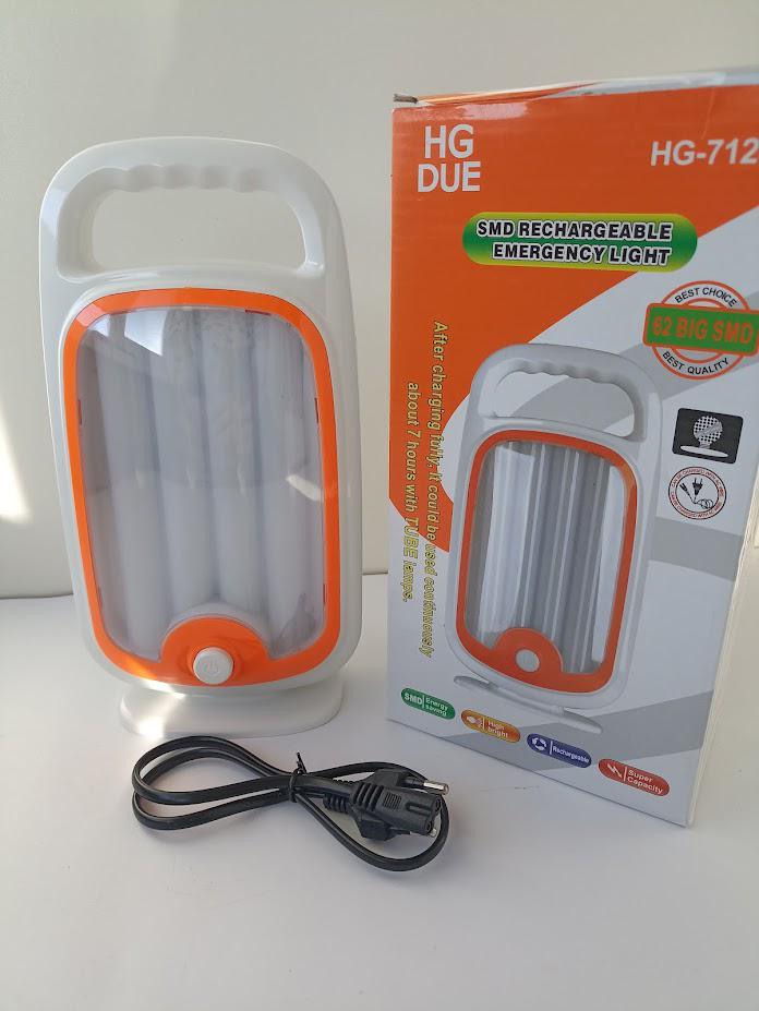 Лампа світлодіодна 3000 mAh з акумулятором (HG-7128)