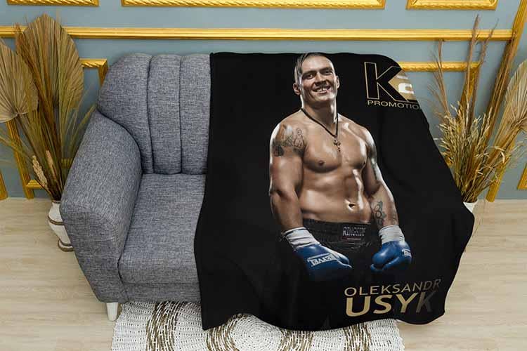 Плед Oleksandr Usyk Boxer плюш однослойный 135х150 см (113072) Плед Oleksandr Usyk Boxer плюш однослойный 135х150 см (113072)