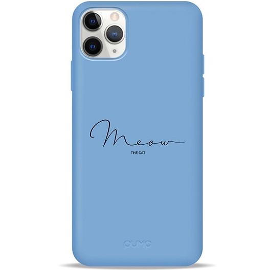 Чехол накладка Pump Silicone Minimalistic Case for iPhone 11 Pro Max, Meow Blue (PMSLMN11PROMAX-1/249) Чехол накладка Pump Silicone Minimalistic Case for iPhone 11 Pro Max, Meow Blue (PMSLMN11PROMAX-1/249)