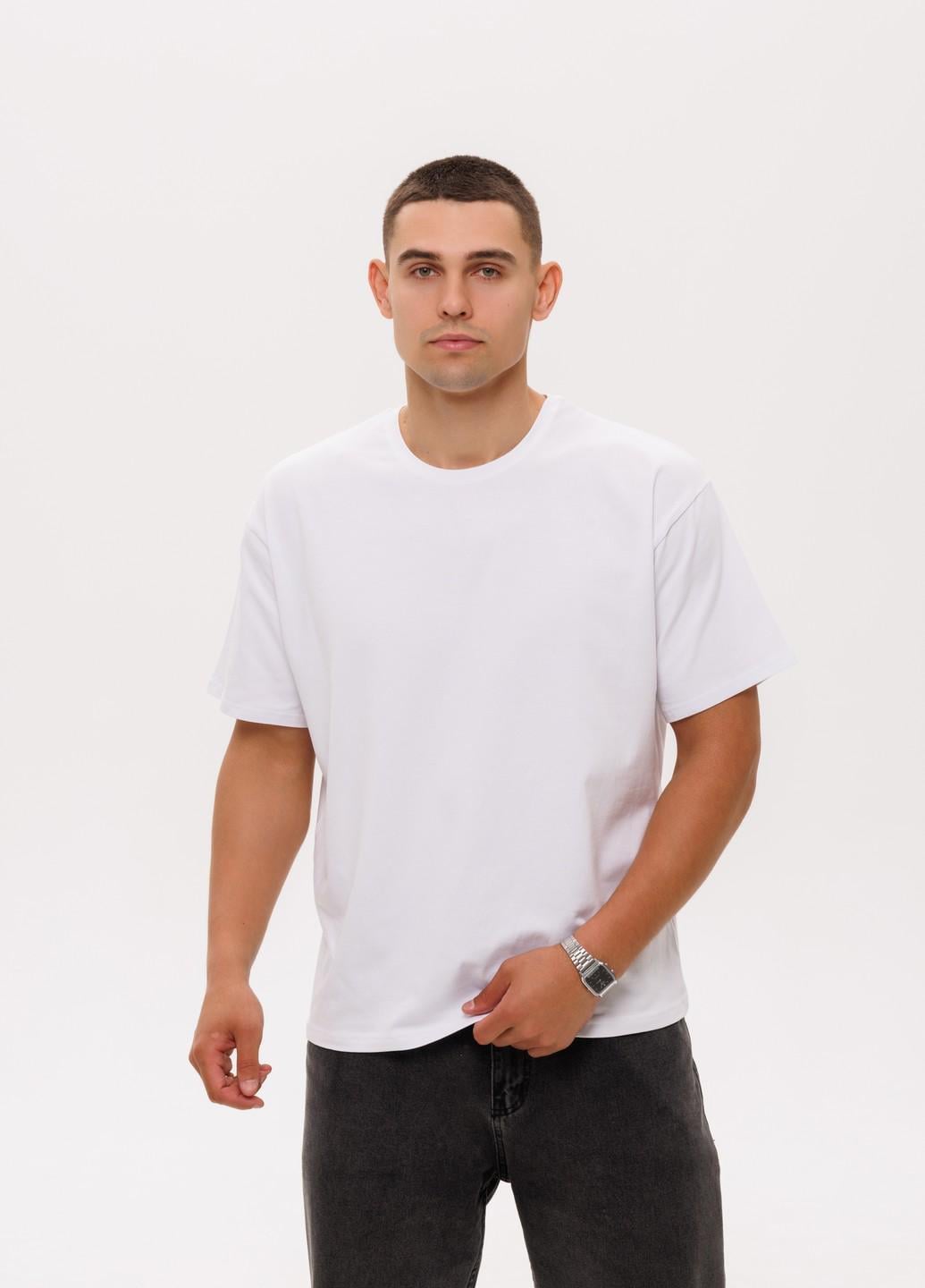Футболка мужская Наталюкс oversize M Белый (4113633200021)
