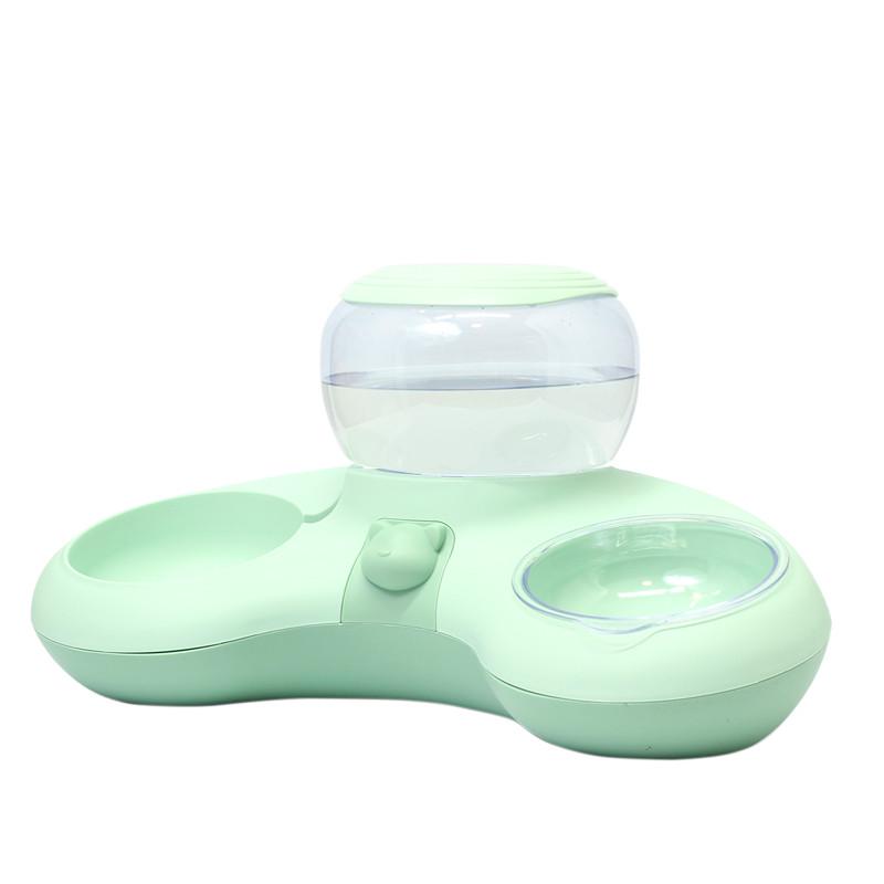 Миска для котов с поилкой двойная Hoopet 27415 Green 39x16 см
