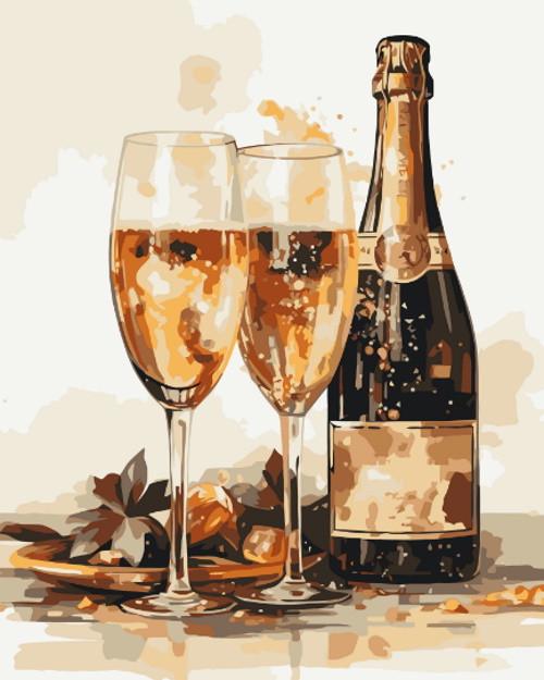Картина по номерам ART CRAFT Игристое на двух лак 40х50 см (2987254069)