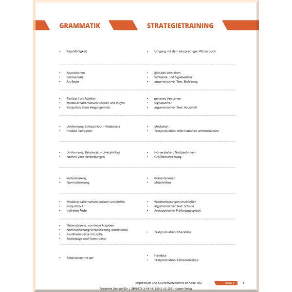 Книга Britta Schenk/Anette Wempe-Birk "Akademie Deutsch B2+ Intensivlehrwerk mit Audios Online" (ISBN:9783191616502) - фото 3