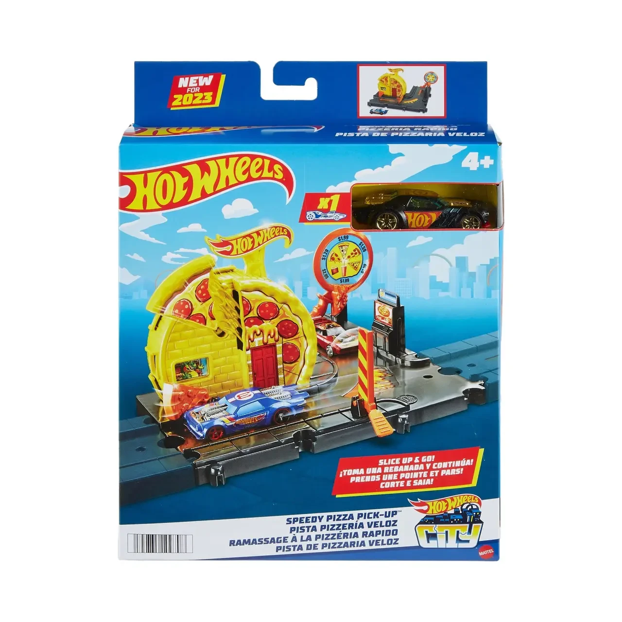 Ігровий набір Hot Wheels Пригоди в місті Піцерія (HMD53/HKX44)