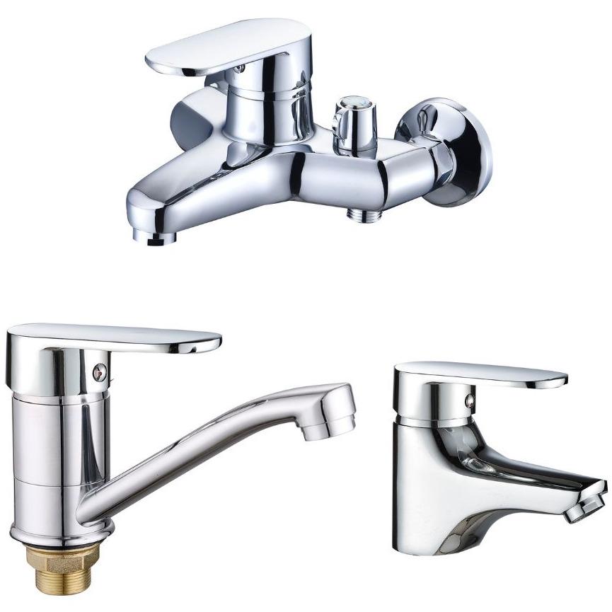 Набір змішувачів для ванни Lidz Tani LDTAN001F1CRM4495745890 Хром (215219)