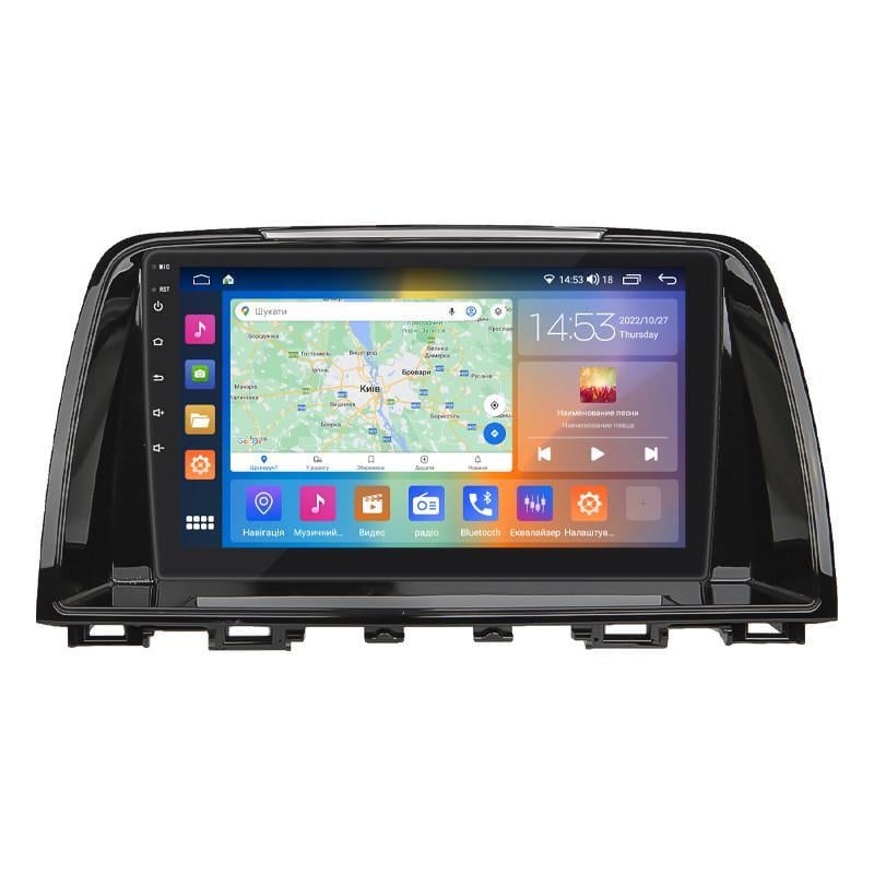 Автомагнитола штатная Lesko для Mazda 6 III GJ 2012-2015 9" 4/64Gb CarPlay 4G Wi-Fi GPS Prime MOB