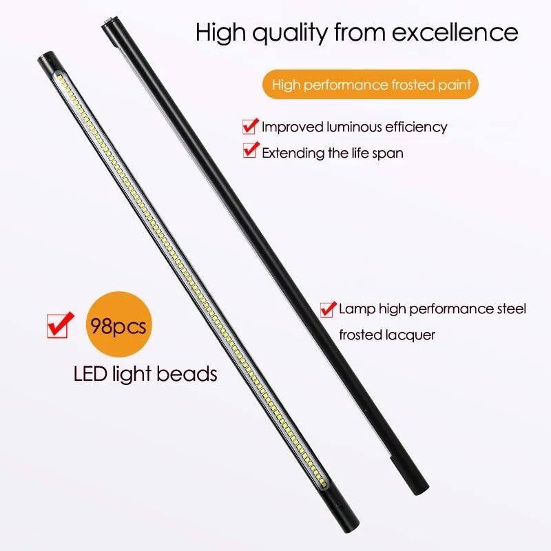 Настільна лампа LED FХ-021 на 15 Вт на металевій струбціні Чорний - фото 9 Настільна лампа LED FХ-021 на 15 Вт на металевій струбціні Чорний - фото 9