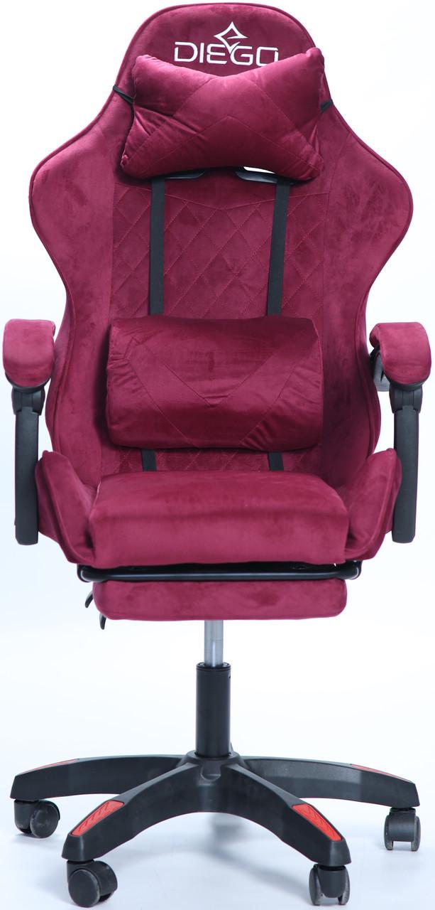 Крісло геймерське DIEGO ALCANTARA PRO Cherry (32011429) Крісло геймерське DIEGO ALCANTARA PRO Cherry (32011429)