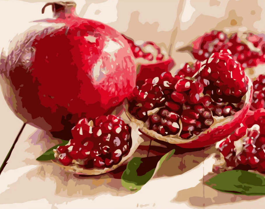 Картина по номерам Strateg Гранат 40x50 см (VA-0540)