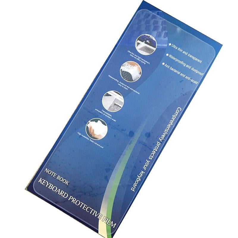 Накладка защитная силиконовая на клавиатуру ноутбука 15-17'' Прозрачный (29525)