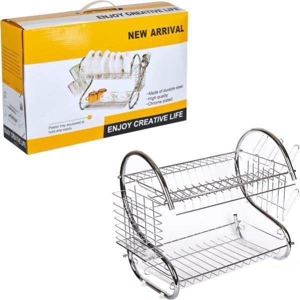 Сушарка для посуду Kitchen Storage Rack 40 см (ULT-3175509) - фото 7