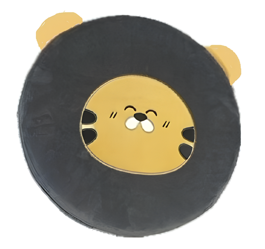 Декоративна подушка Animals Ведмедик 40х40 см Сірий (R32614)