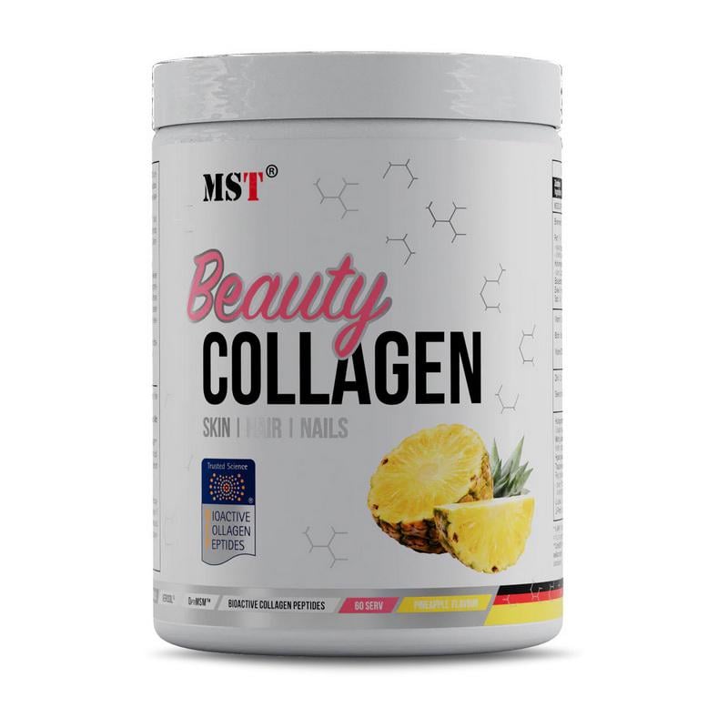 Колаген питний з гіалуроновою кислотою і МСМ MST Beauty Collagen 450 г Ананас