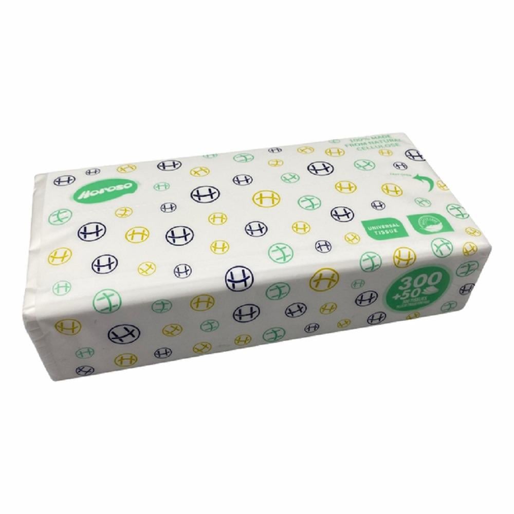 Салфетки бумажные Home Horoso 3-х слойные 350 шт. 20х20 см (HR-04)