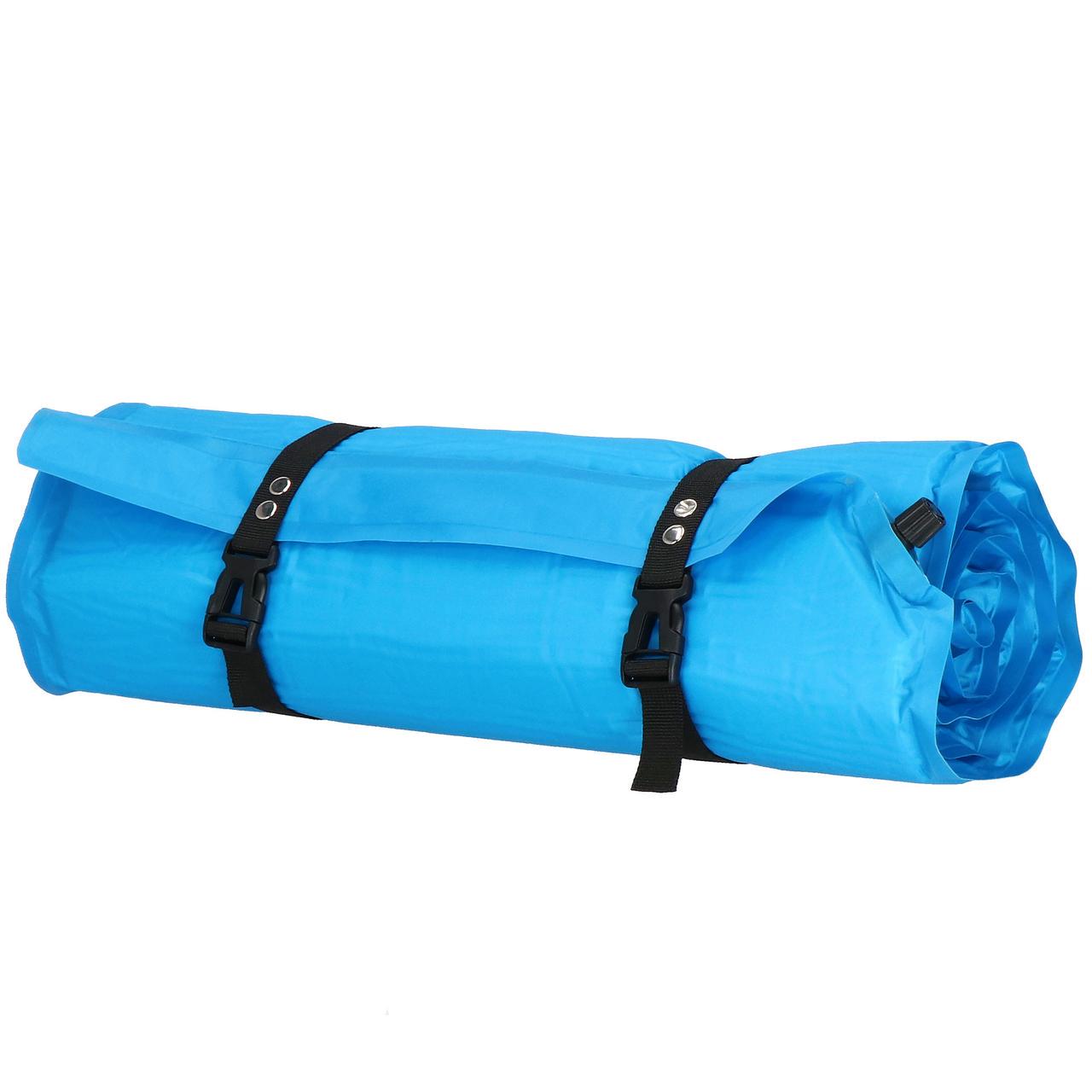 Коврик самонадувающийся Springos PM036 186x53x2,5 см с подушкой - фото 6