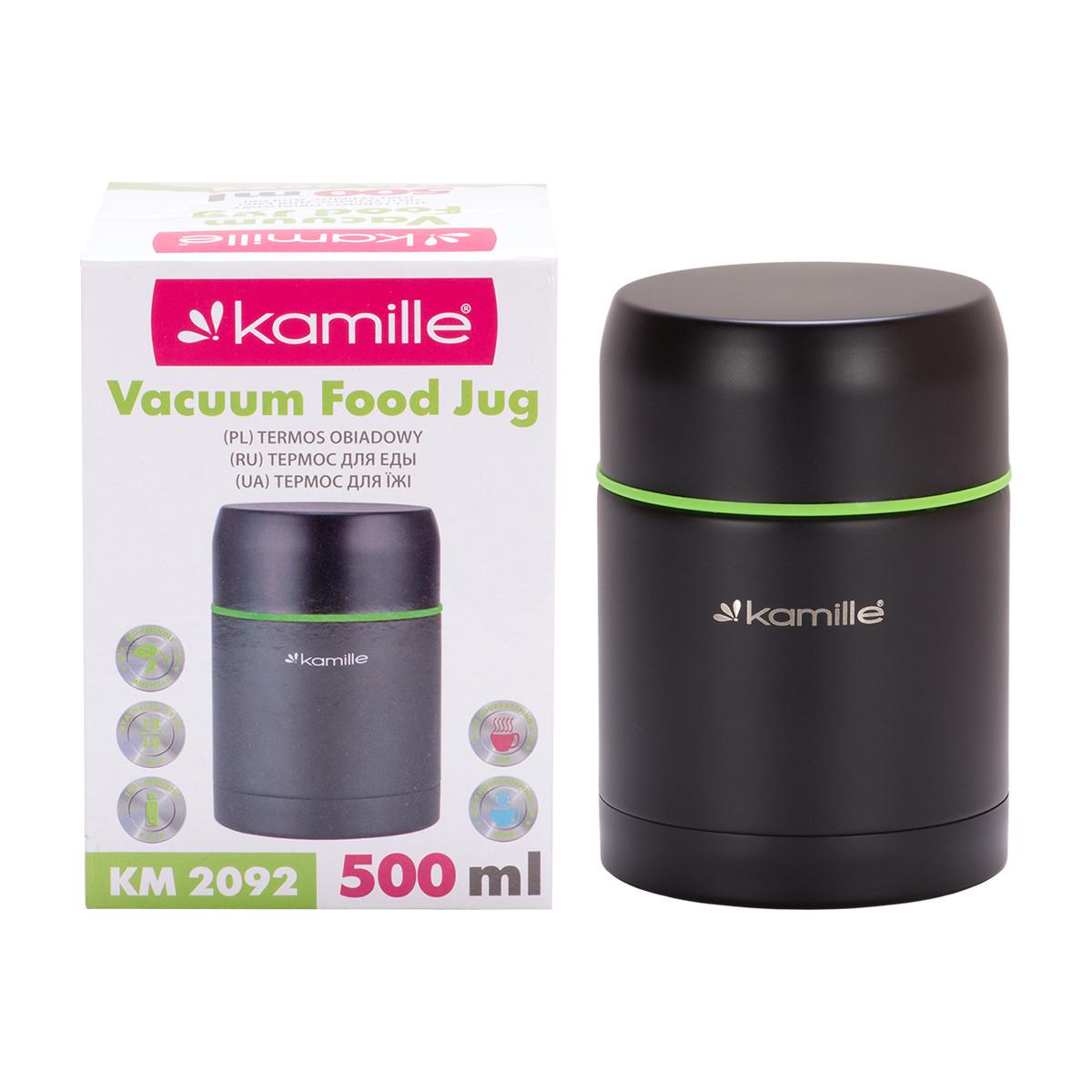 Термос харчовий Kamille KM-2092 500 мл (95726) - фото 2 Термос харчовий Kamille KM-2092 500 мл (95726) - фото 2