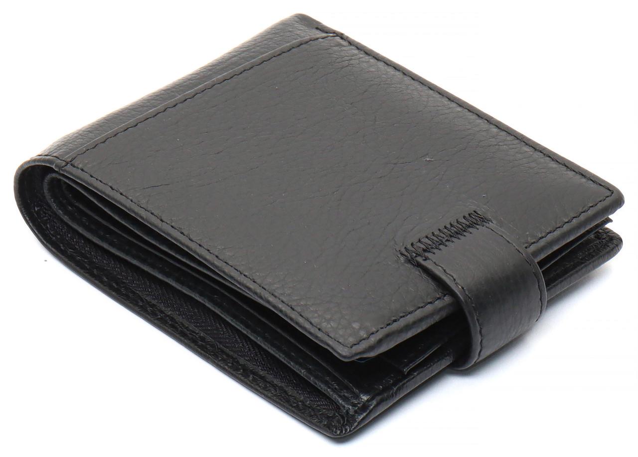 Портмоне мужское портмоне ST Leather из натуральной кожи с фиксацией Черный (ST103) - фото 4 Портмоне мужское портмоне ST Leather из натуральной кожи с фиксацией Черный (ST103) - фото 4