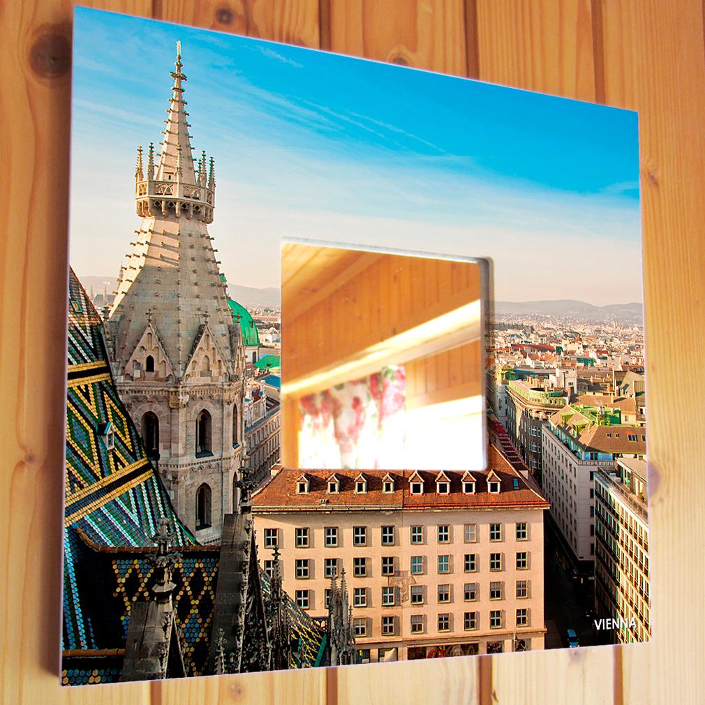 Зеркало декоративное Вена Австрия 260х260 мм (M04074)