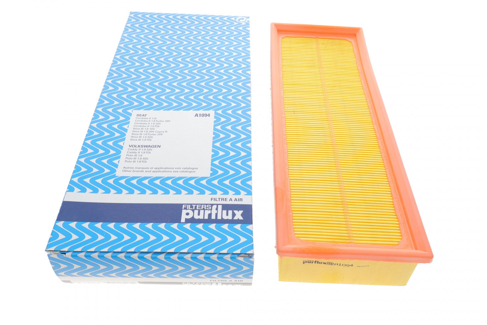 Фильтр воздушный PURFLUX для VW (Caddy 1,9SDI -03- (A1094)