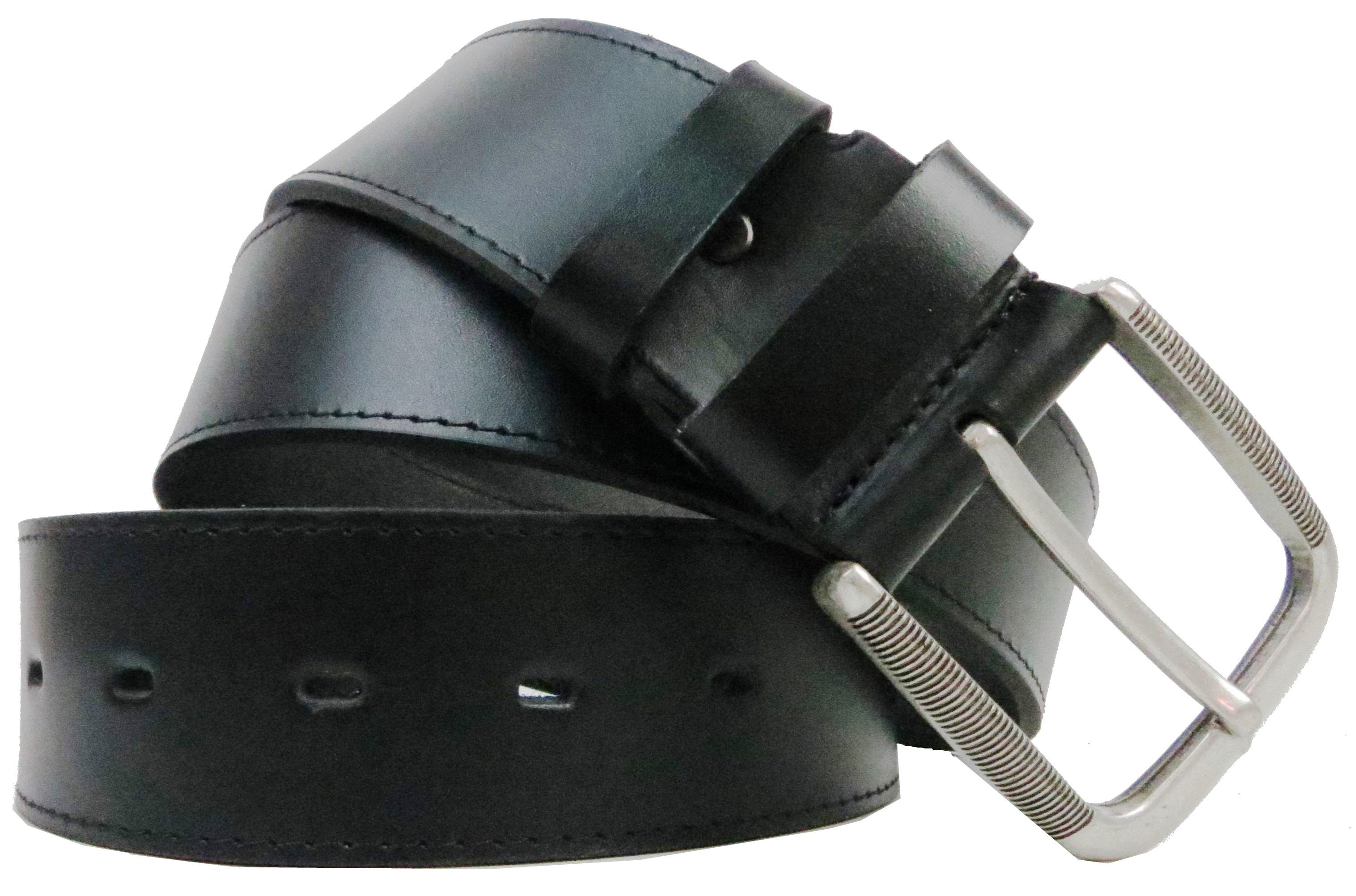 Ремень мужской Skipper кожаный Черный (1440-50)