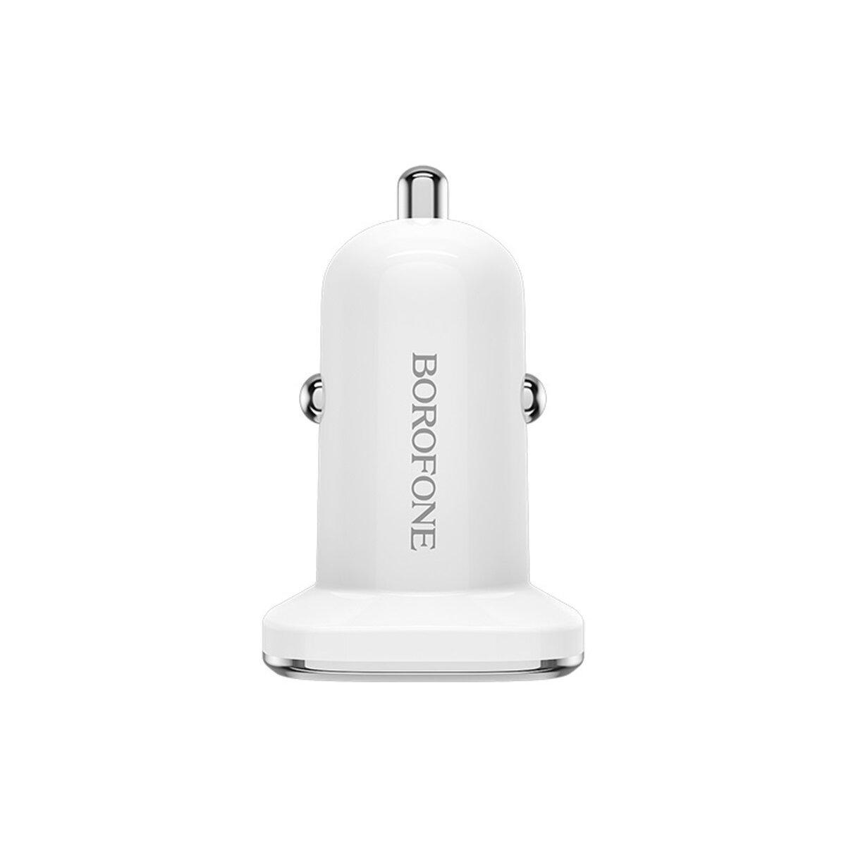 Зарядний пристрій Borofone BZ12A single port QC3.0 White (BZ12AW) - фото 3