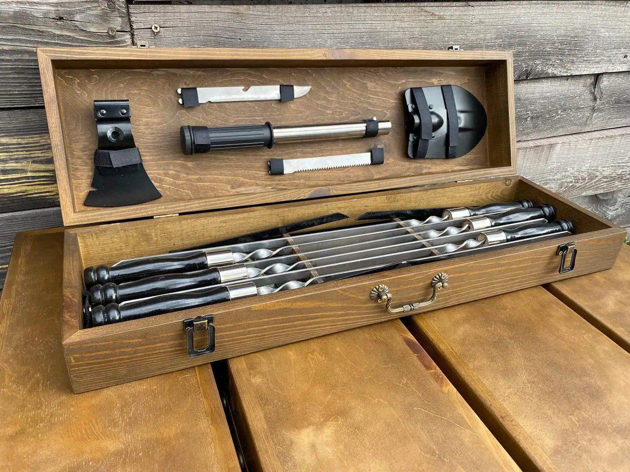 Набор подарочных шампуров Лесник (7-3-90478)