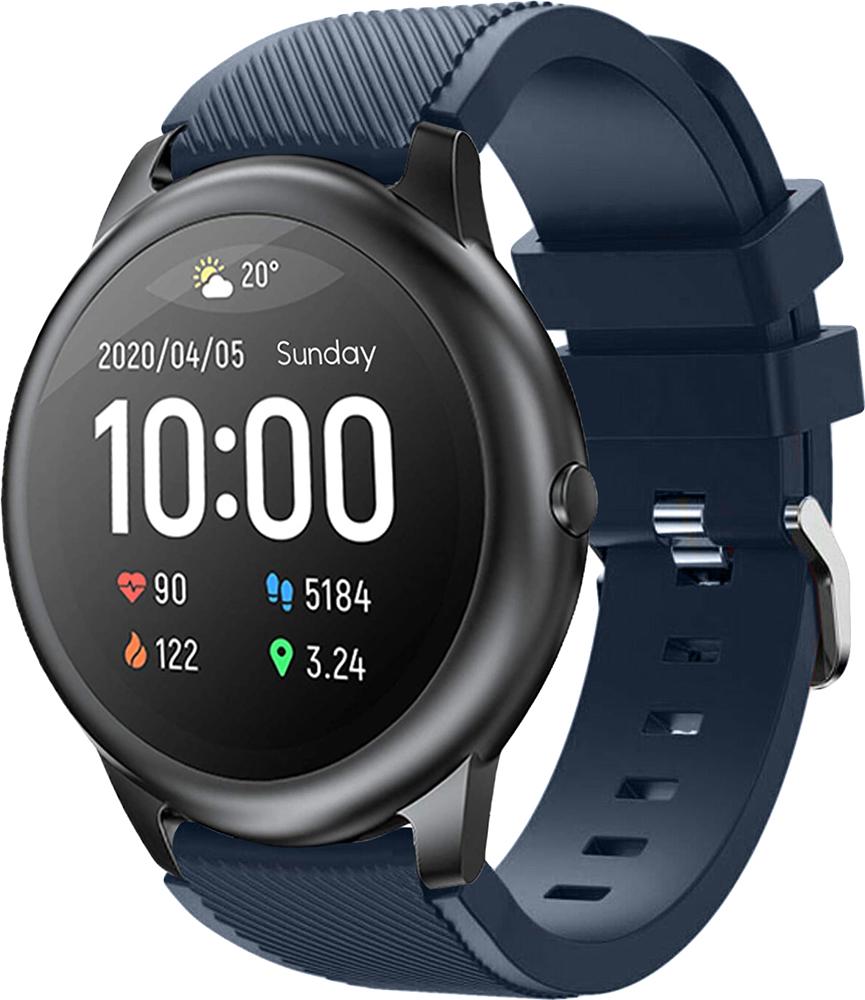 Ремінець Cross для Haylou Smart Watch Solar LS05 22 мм Dark blue (19510)