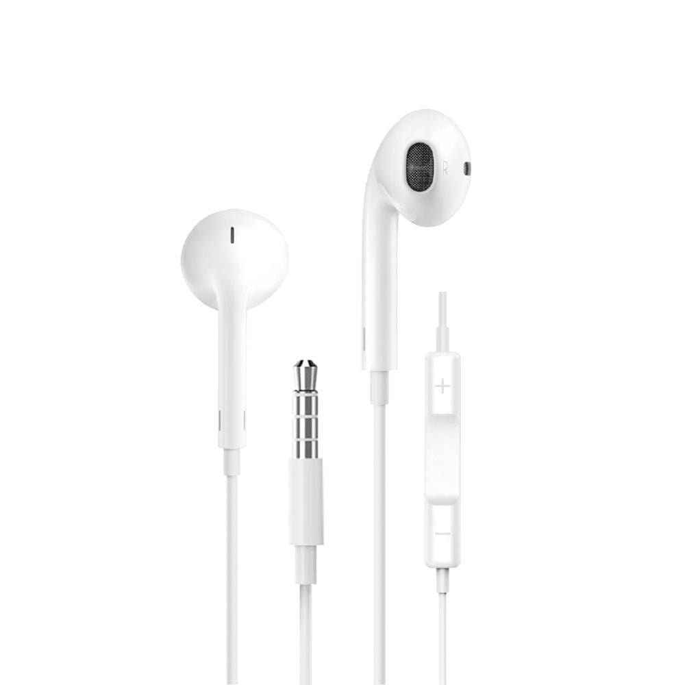 Наушники проводные WIWU EB101 Wired earphone 3,5 мм 1,2 м White (6973218930732)