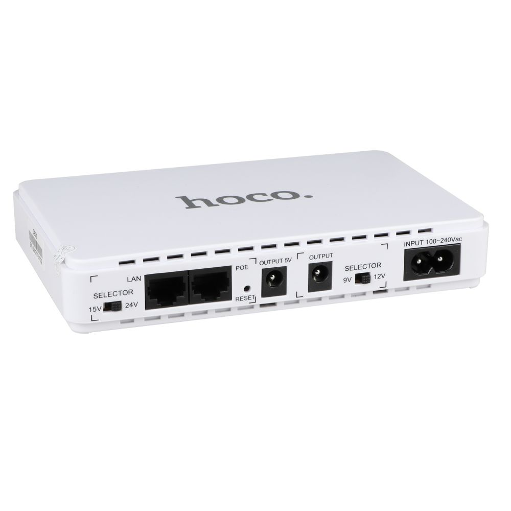 Повербанк универсальный Hoco UPS DB25 8800 mAh DC 9-12V для роутера/модема Белый