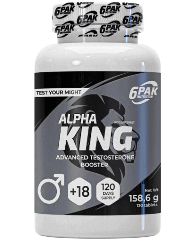 Комплексний тестостероновий препарат 6PAK Nutrition Alpha King 120 Tabs