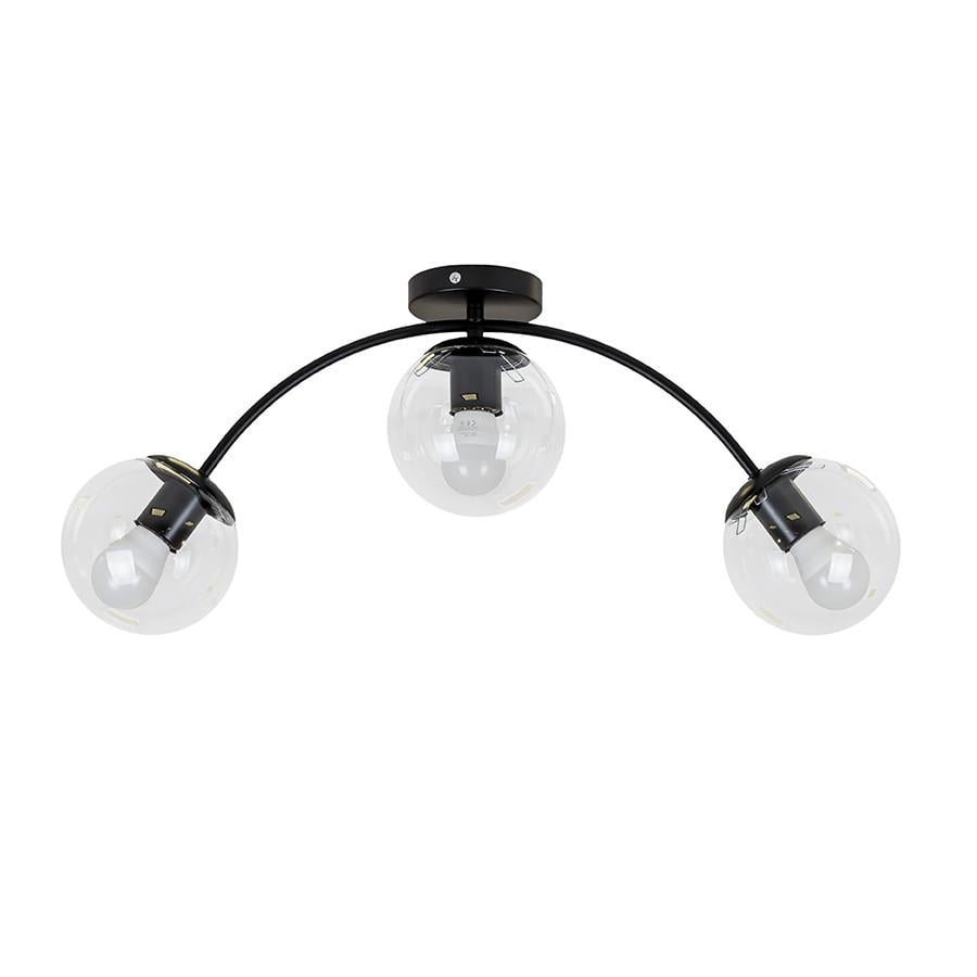 Люстра 7529907-3 bk/cl Черный/Прозрачный (lvs4767) - фото 1 Люстра 7529907-3 bk/cl Черный/Прозрачный (lvs4767) - фото 1